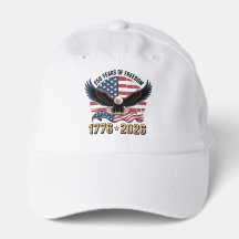 Patriotic 250 Years of Freedom Eagle White