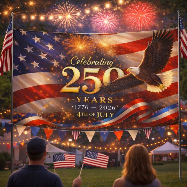 Patriotic 250th Anniversary Banner (Creator Uploaded)