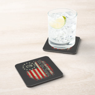 Patriotic 4th of July America Coaster