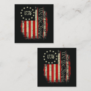 Patriotic 4th of July America Enclosure Card