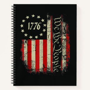 Patriotic 4th of July America Notebook