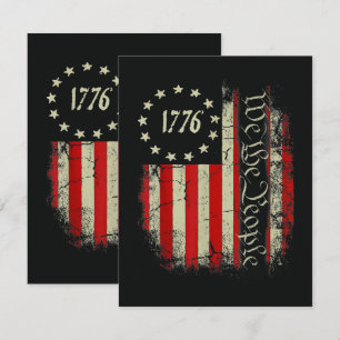 Patriotic 4th of July America Thank You Card