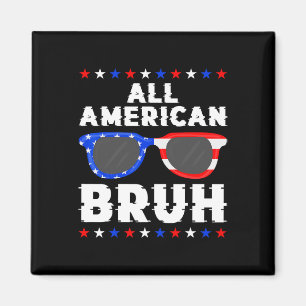 Patriotic 4th Of July Boys Teens Kids All American Magnet