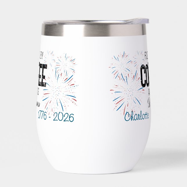  Patriotic 4th of July Custom Name (Left)