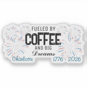 Patriotic 4th of July Custom Name
