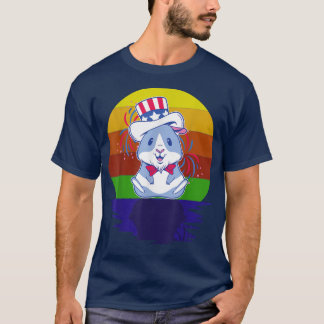 Patriotic 4th of july Guinea Pig T-Shirt