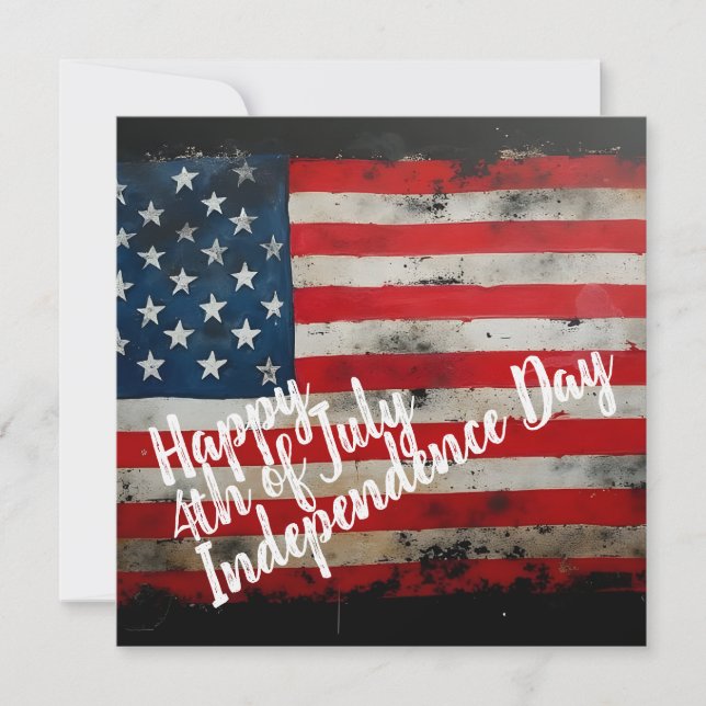 Patriotic 4th of July Independence Day Art (Front)