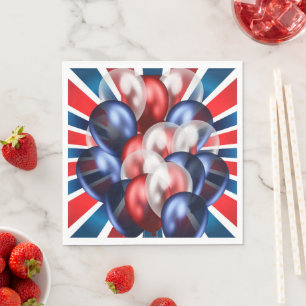 Patriotic 4th of July Luncheon Napkin