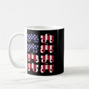 Patriotic 4th Of July Monster Truck Us American Fl Coffee Mug
