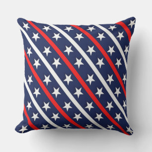 Patriotic, 4th of July, Outdoor Pillow
