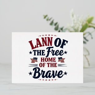 Patriotic 4th of July Party Invitation Retro USA