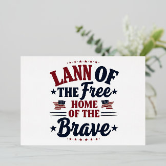 Patriotic 4th of July Party Invitation Retro USA