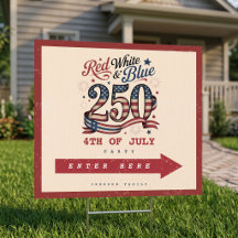 Patriotic 4th of July Red White Blue 250