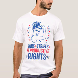 Patriotic 4th Of July Stars Stripes Reproductive R T-Shirt