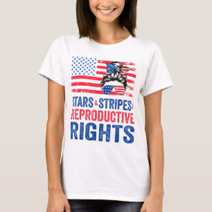 Patriotic 4th Of July Stars Stripes Reproductive R T-Shirt