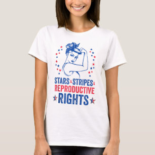 Patriotic 4th Of July Stars Stripes Reproductive R T-Shirt