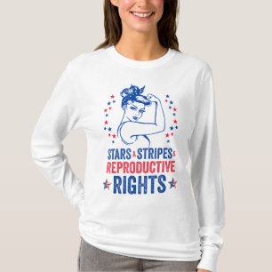 Patriotic 4th Of July Stars Stripes Reproductive R T-Shirt