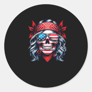 Patriotic 4th Of July Sticker