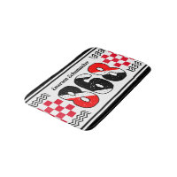 PATRIOTIC 868 Your Name | Chequered Flag on WHITE