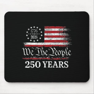 Patriotic Aamerican Flag 250th Anniversary Usa Mouse Pad