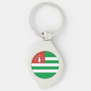 Patriotic Abkhazia Flag Key Ring