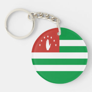 Patriotic Abkhazia Flag Key Ring