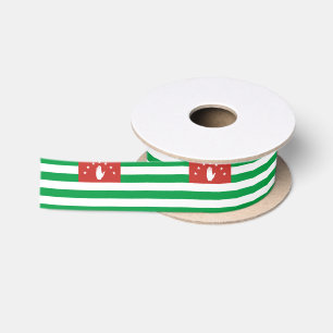 Patriotic Abkhazia Flag Satin Ribbon