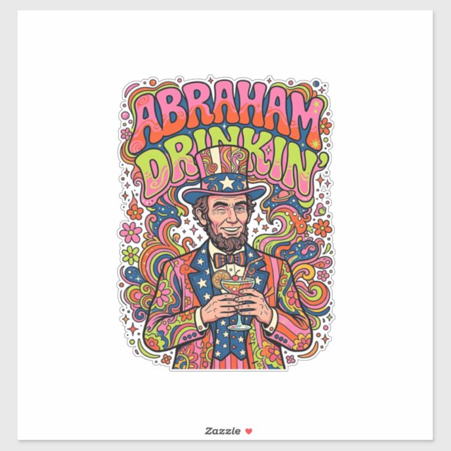 Patriotic Abraham Drinkin Retro (Sheet)