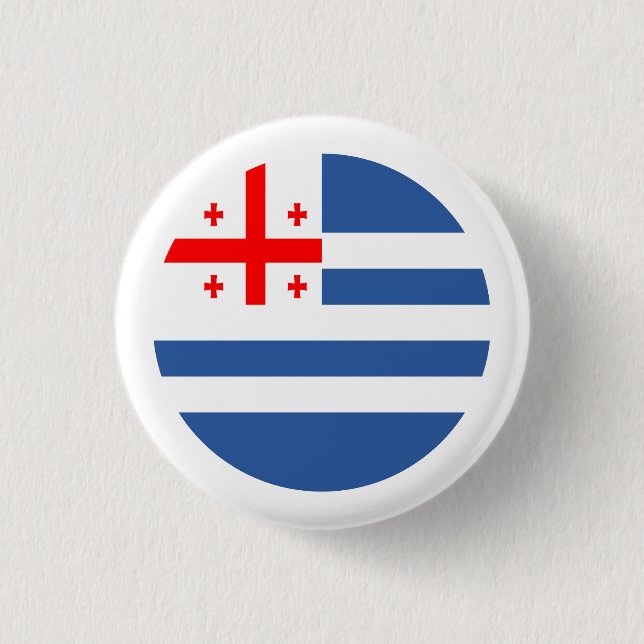 Patriotic Adjara Flag 3 Cm Round Badge (Front)
