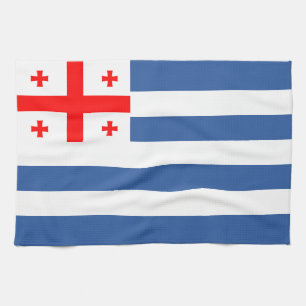 Patriotic Adjara Flag Tea Towel