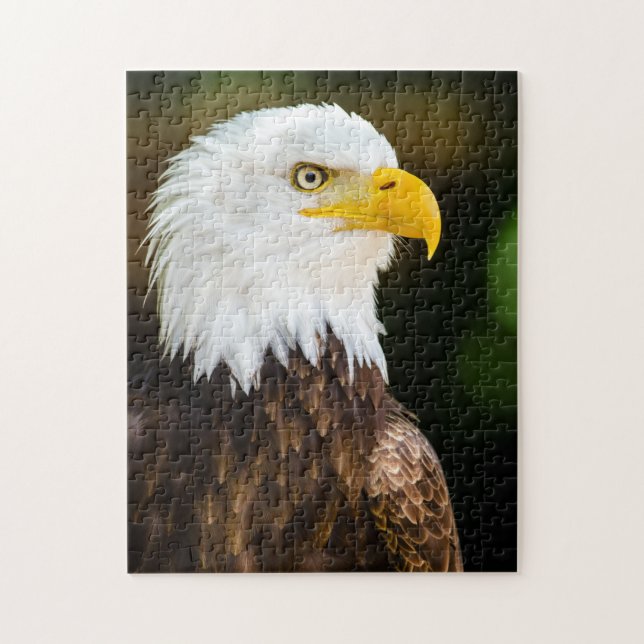 Patriotic Adult American Bald Eagle Jigsaw Puzzle (Vertical)