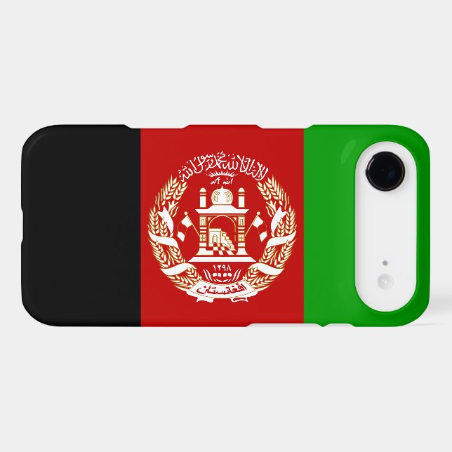 Patriotic Afghanistan Flag Case-Mate iPhone Case (Back (Horizontal))