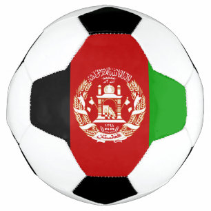 Patriotic Afghanistan Flag Soccer Ball