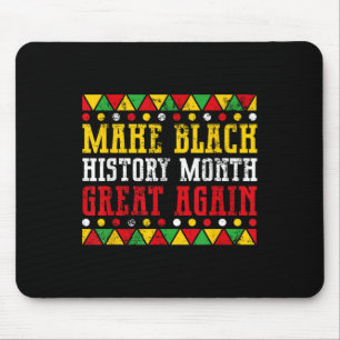 Patriotic African American Trump Black History Mon Mouse Pad