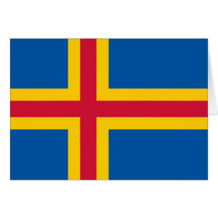 Patriotic Åland Islands Flag