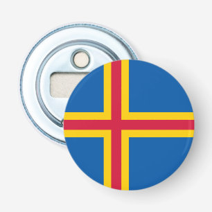 Patriotic Åland Islands Flag Bottle Opener