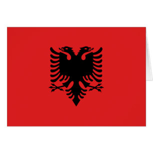 Patriotic Albanian Flag