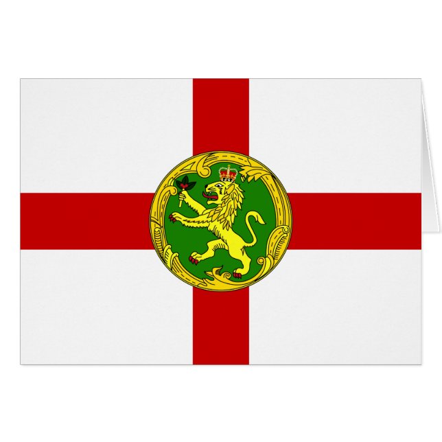 Patriotic Alderney Flag (Front Horizontal)