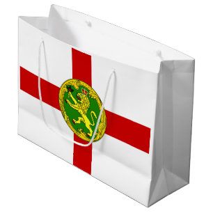 Patriotic Alderney Flag Large Gift Bag