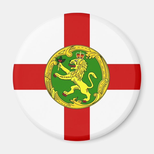 Patriotic Alderney Flag Magnet (Front)