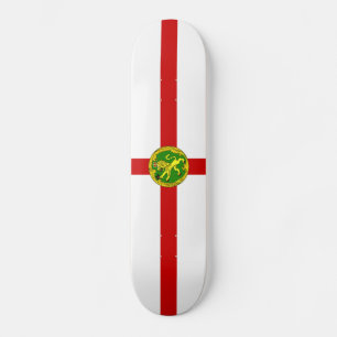 Patriotic Alderney Flag Skateboard