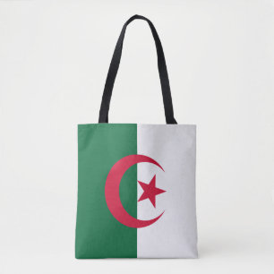 Patriotic Algerian Flag Tote Bag