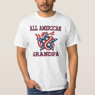 Patriotic All American Grandpa T-Shirt