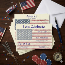 Patriotic America 1776 - 2026 Flag Celebration 