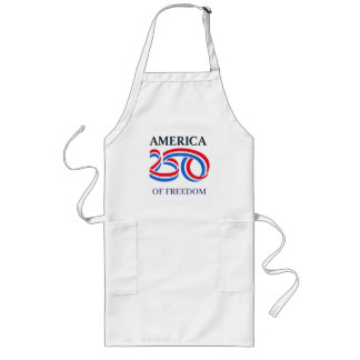 Patriotic America 250th Anniversary USA 2026 Long Apron