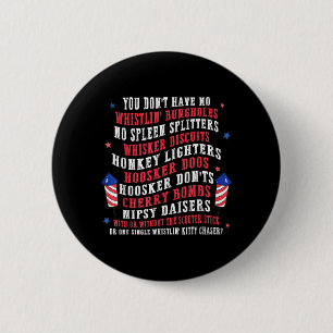 Patriotic America Anniversary Independence Day 4th 6 Cm Round Badge
