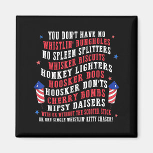 Patriotic America Anniversary Independence Day 4th Magnet