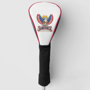 Patriotic America Stronger Together Golf Cover