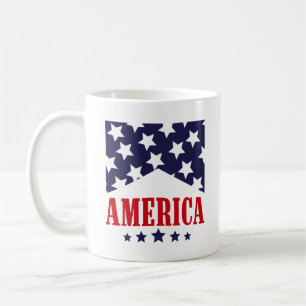 Patriotic America Western Coffee Mug