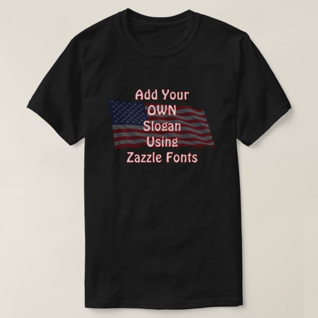Patriotic American (2b) T-Shirt (Design Front)